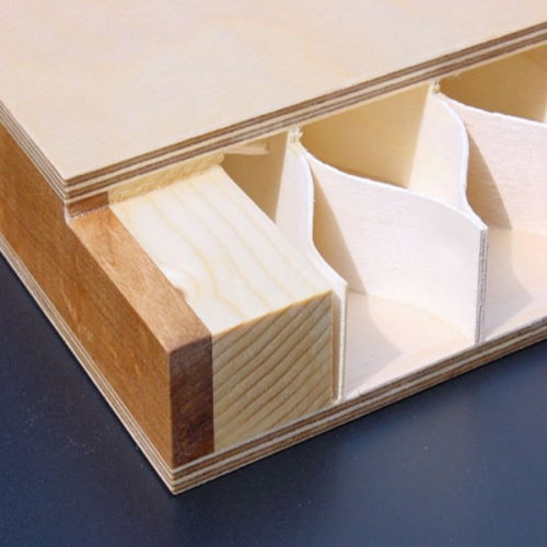 Honeycomb wood bedside tables for hotel furniture